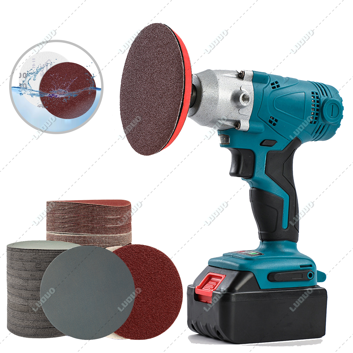 Interior Detailing Kit - Wet Sanding Sheet Dry Polishing Round