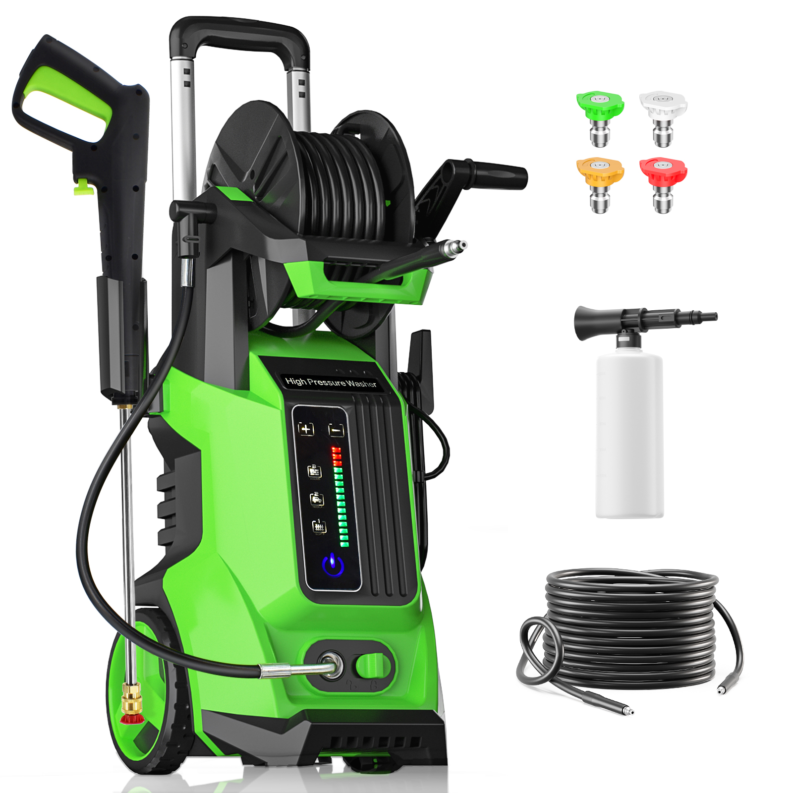 Car Cleaning Brush - Washer with Smart Control and 15