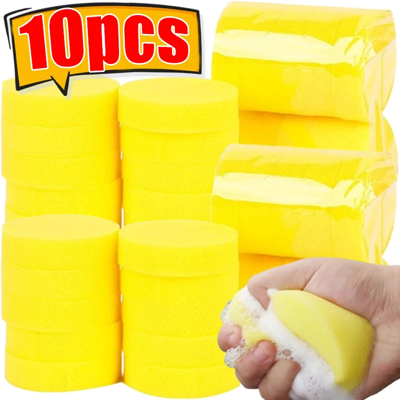 Wax Applicator Pad - Car Yellow Sponge Waxing Polish Wax