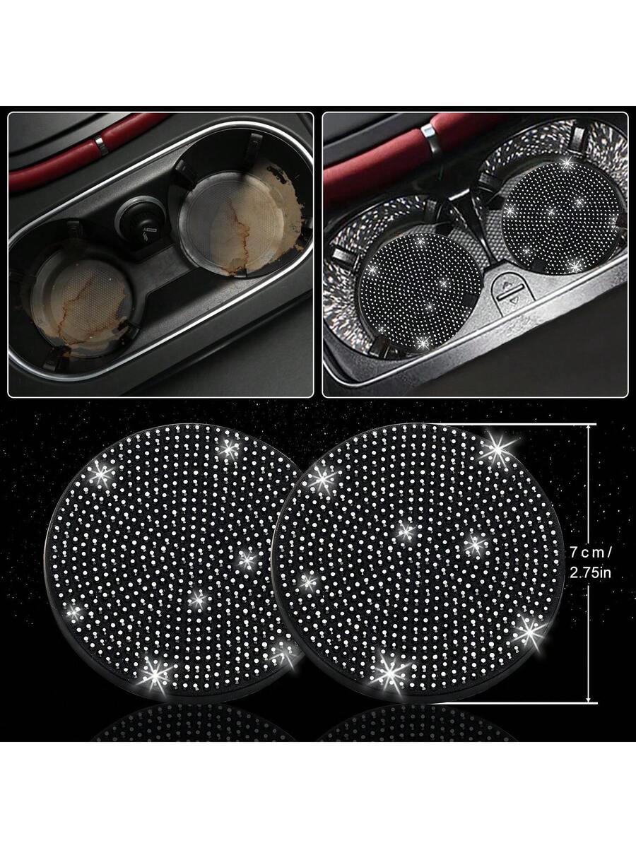 Bling Car Floor Mats Set With  - Dirt Brush Interior のレビューと価格
