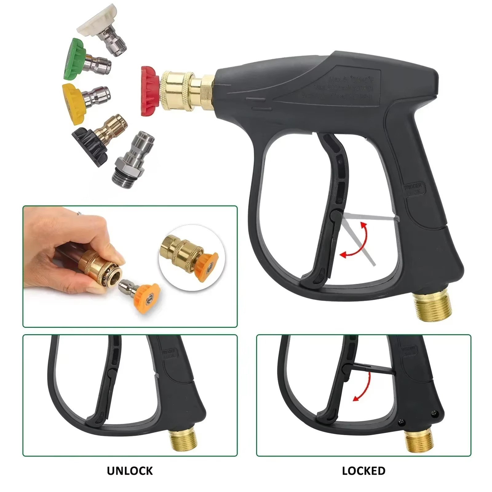 Snow Foam Cannon Lance Kit Com - Pressure Washer Foam Gun のレビューと価格