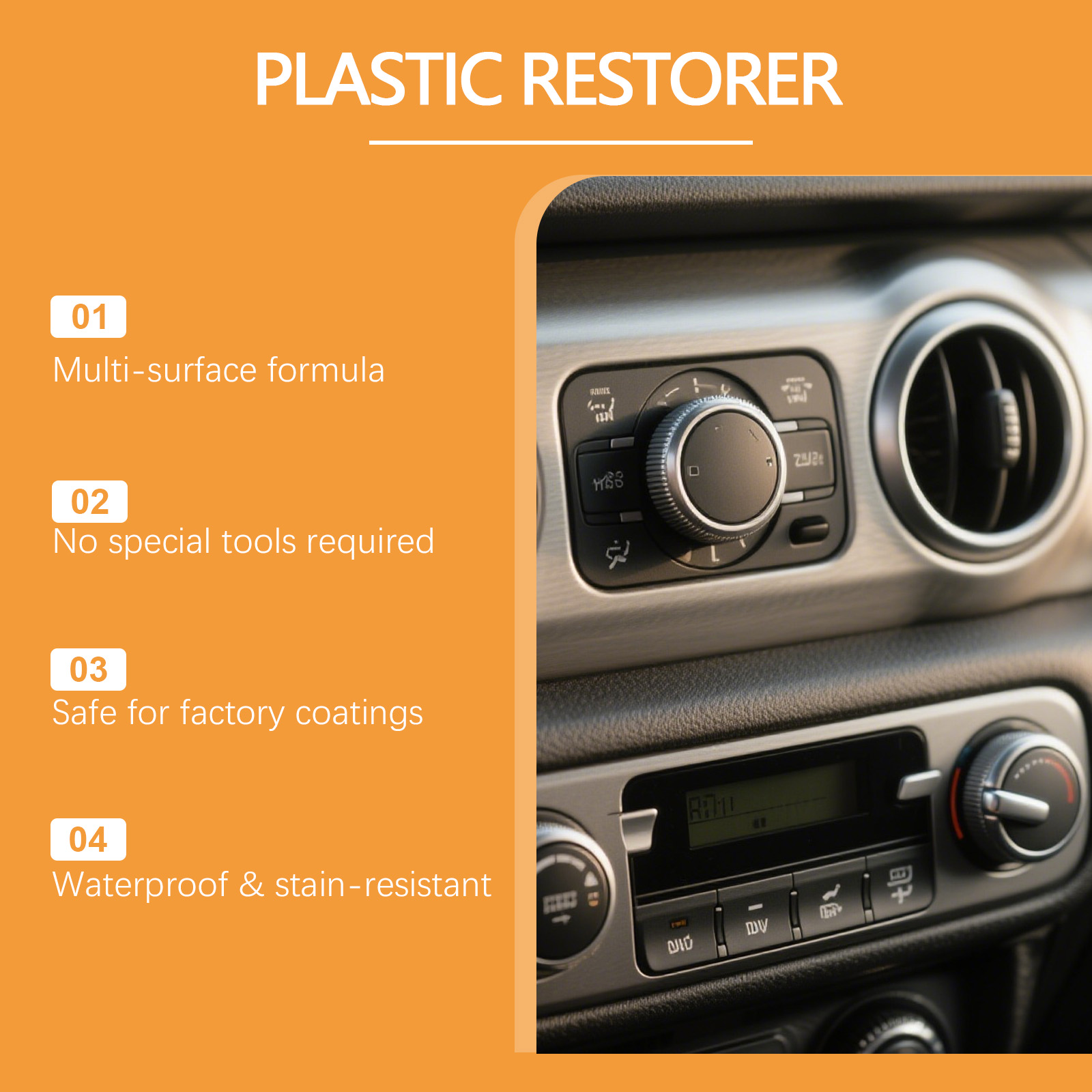 Automotive Plastic Restorer Pa - Leather Cleaner Interior のレビューと価格