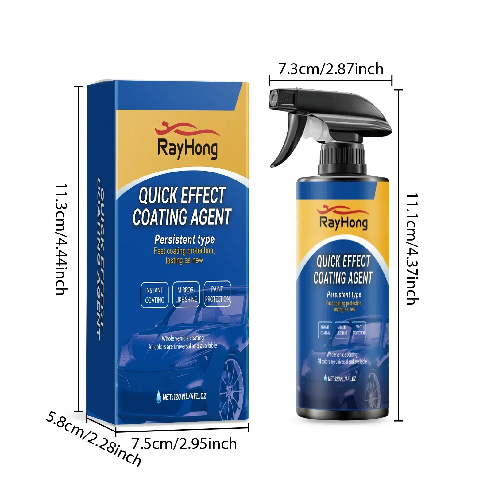 NEW Car Coating Spray Hydropho - Car Wax Ceramic Coating のレビューと価格