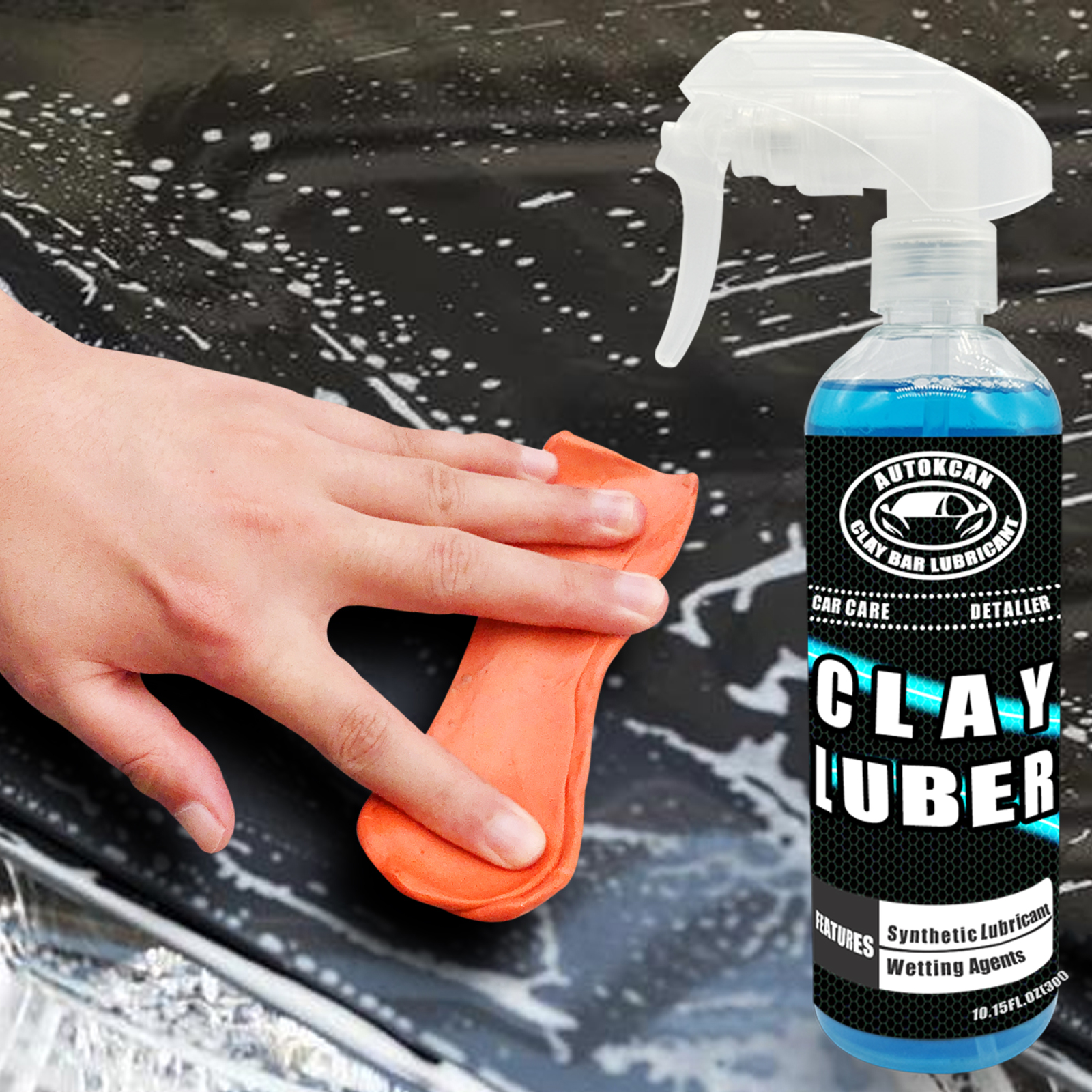 200G Car Clay Bar And 300ml Ma - Clay Bar Lubricant のレビューと価格