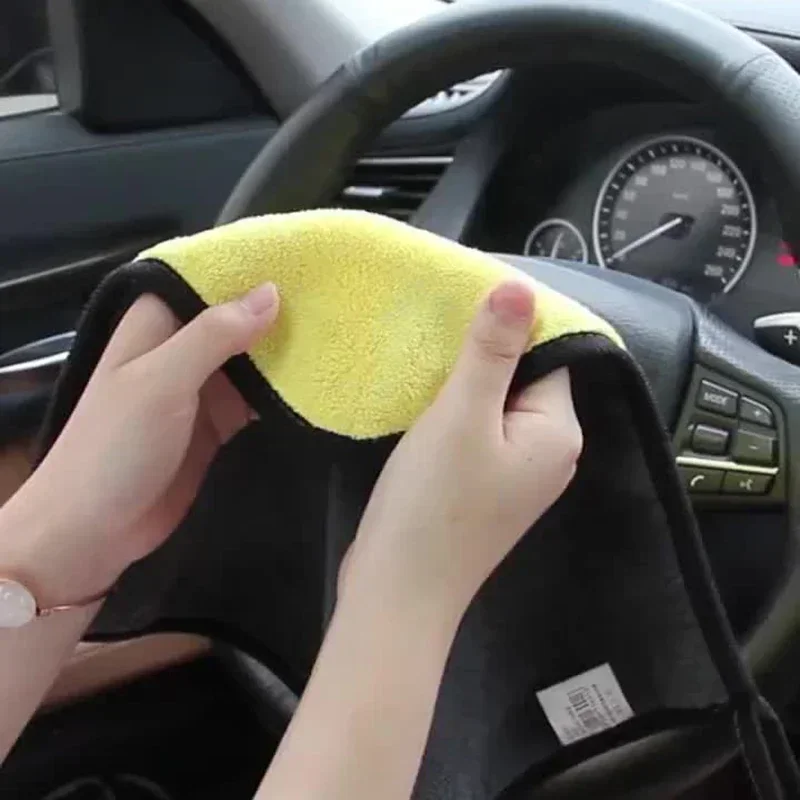 1/5pcs Thicken Car Microfiber  - Microfiber Towel Detailing のレビューと価格
