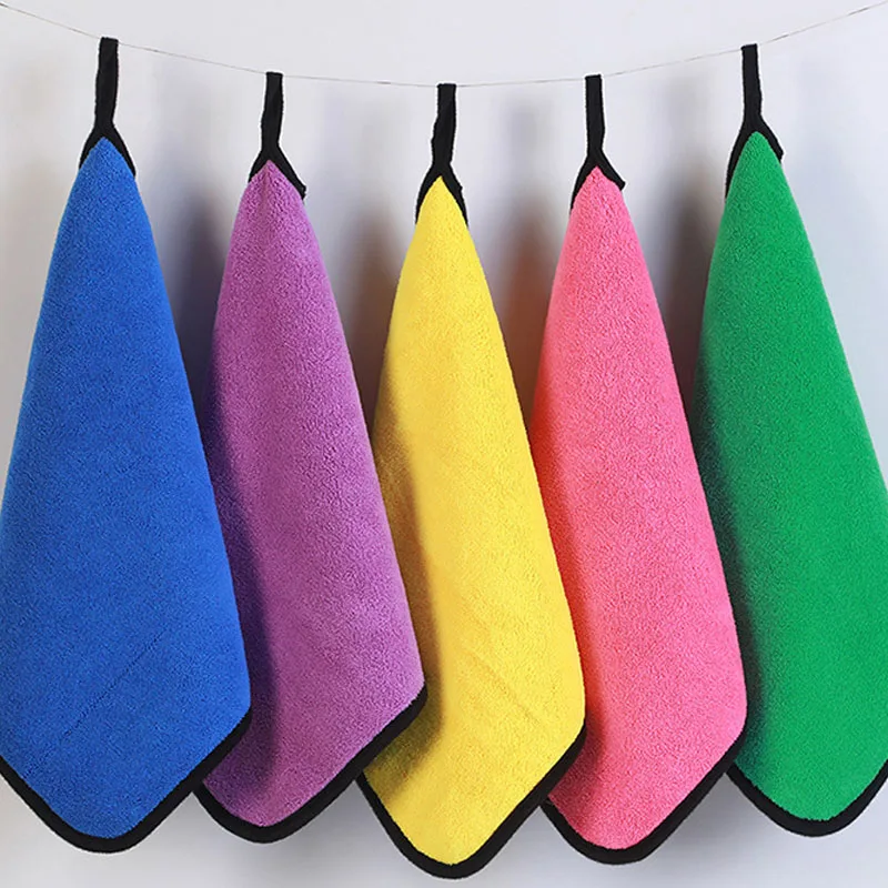 1/5pcs Thicken Car Microfiber  - Microfiber Towel Detailing のレビューと価格