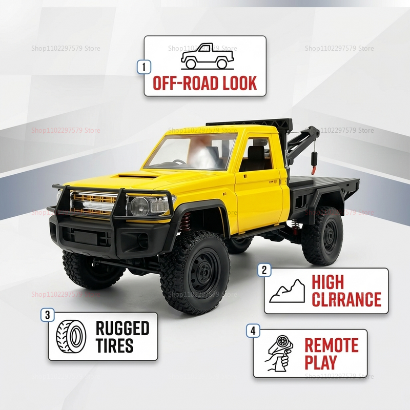 MN82T 1:12 2.4G RC Crawler Hoi - Dirt Brush Interior のレビューと価格
