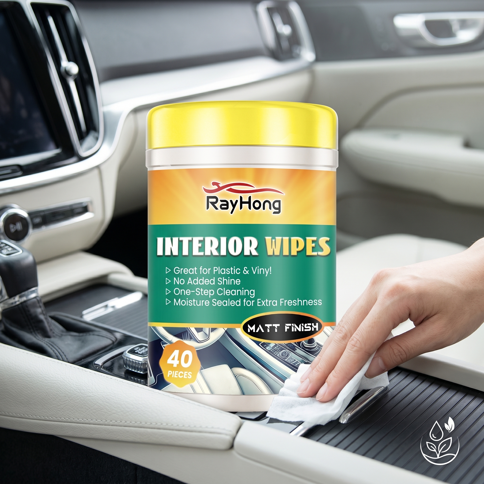 RAYHONG Car Interior Shine Wip - Leather Cleaner Interior のレビューと価格