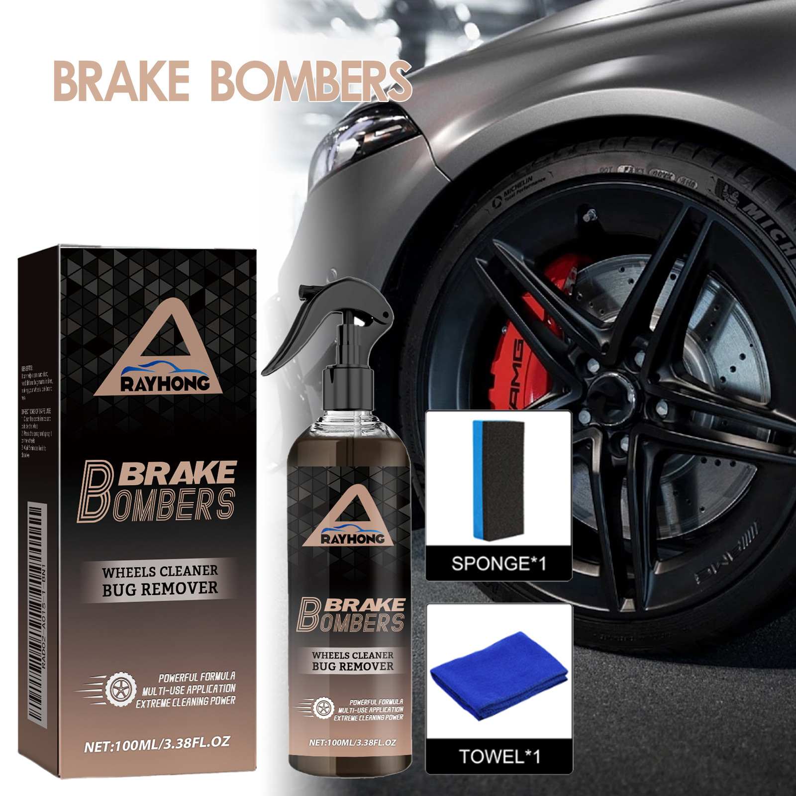 120ml Non Acid Wheel Cleaner B - Wheel Cleaner Alloy のレビューと価格