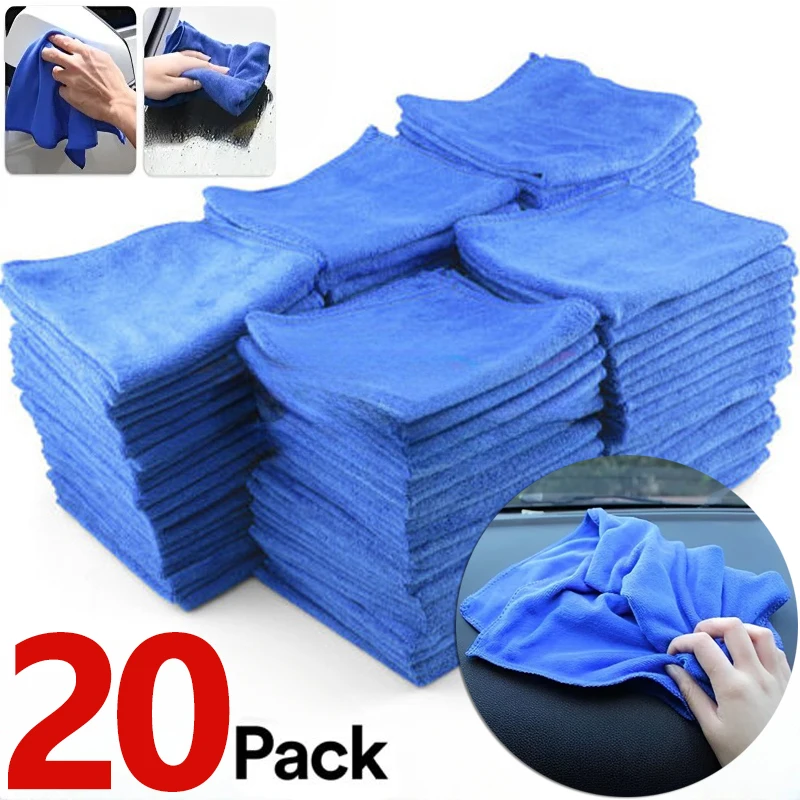 10/20Pcs Microfiber Towels Car - Microfiber Towel Detailing のレビューと価格