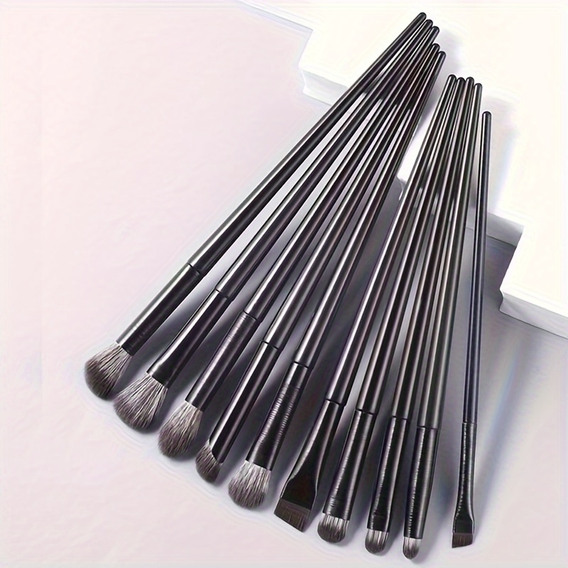 10pcs Soft Hair Eye Shadow Bru - Detailing Brush Set のレビューと価格