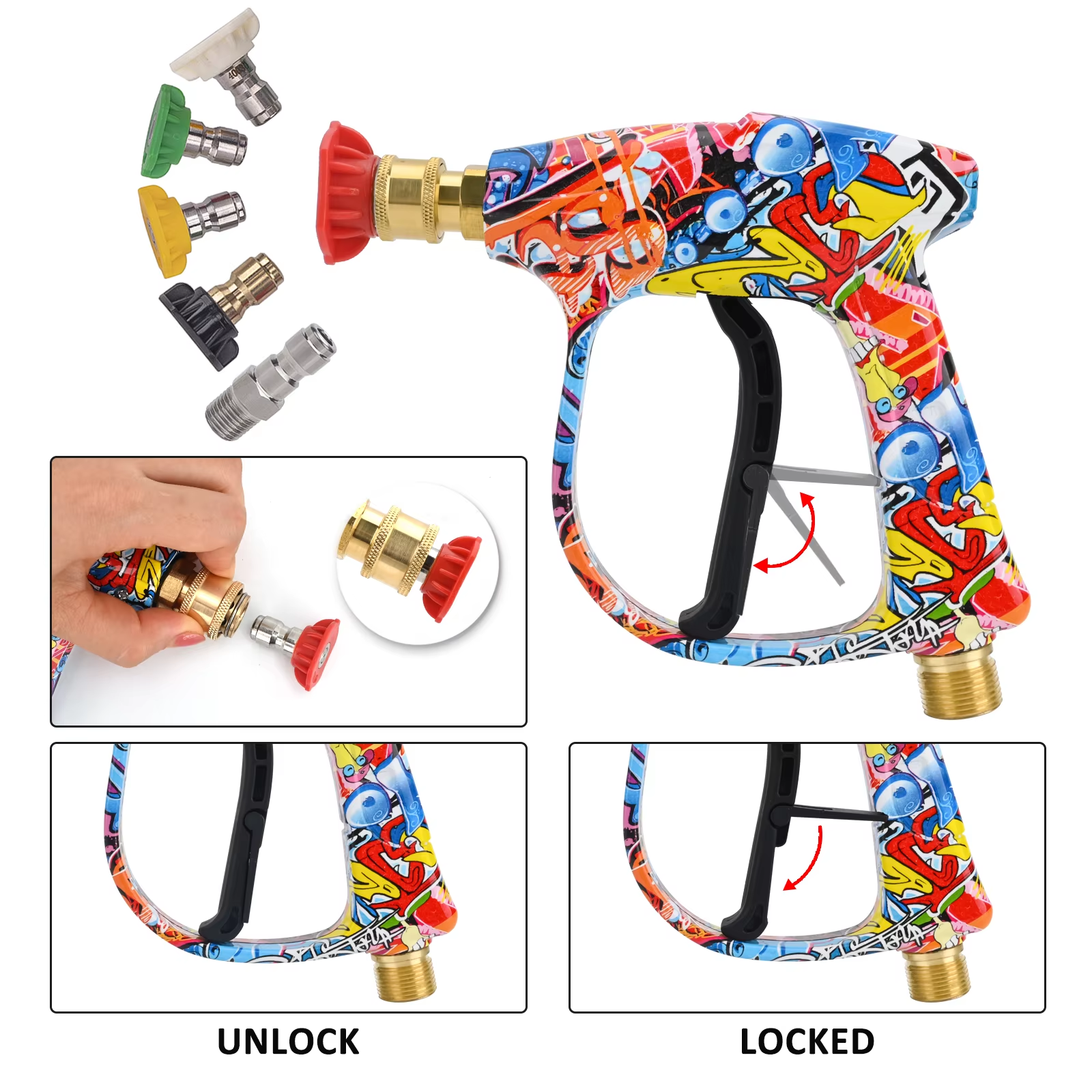 Pressure Washer Water Gun for  - Car Shampoo Ph のレビューと価格