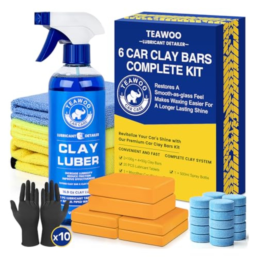 Clay Bars Kit, 6 Clay Bars and - Clay Bar Lubricant のレビューと価格