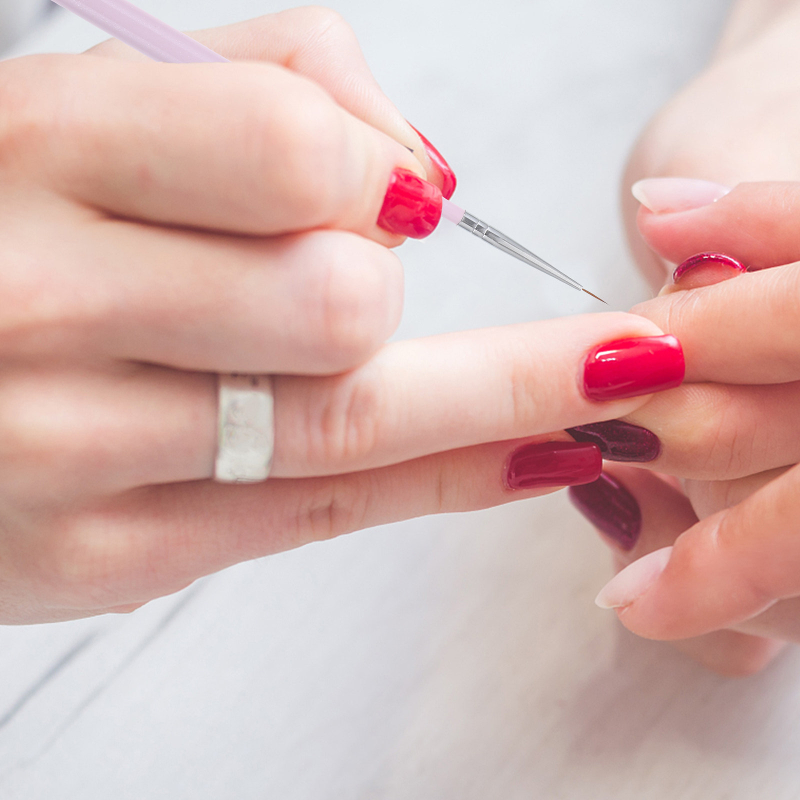 3Pcs Nail Art Pens Fine Tip Li - Detailing Brush Set のレビューと価格
