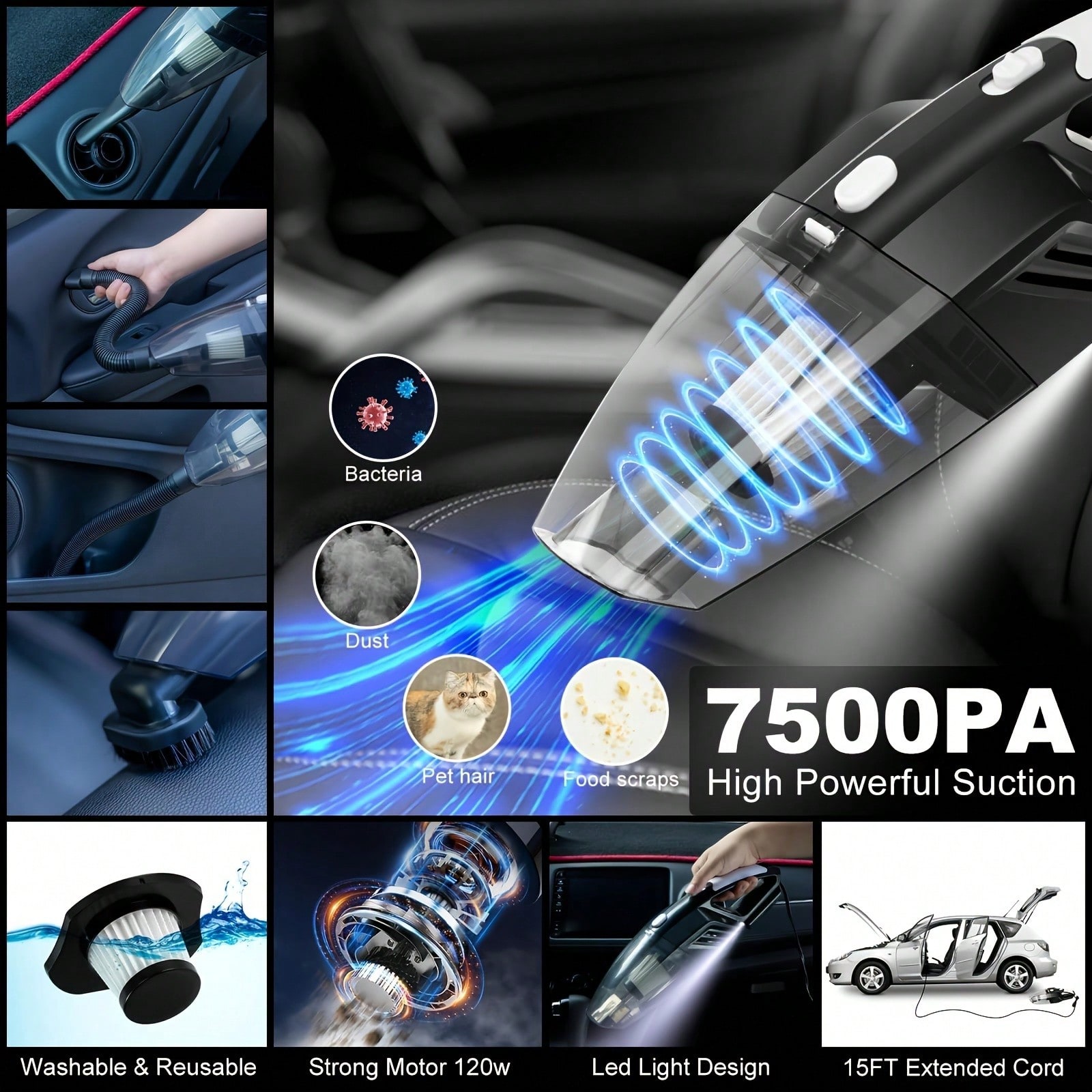 Car Detailing Brush Set, Car D - Interior Detailing Kit のレビューと価格