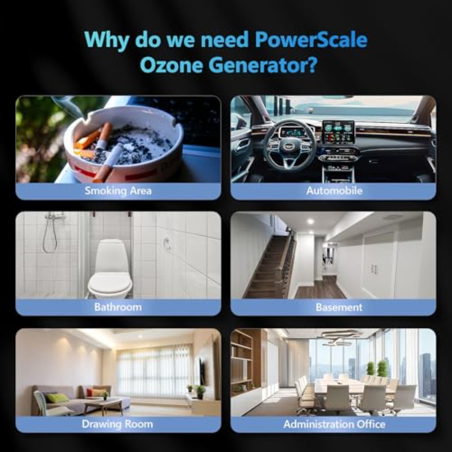 Ozone Generator 90000mg/h O3 I - Odor Eliminator Car のレビューと価格