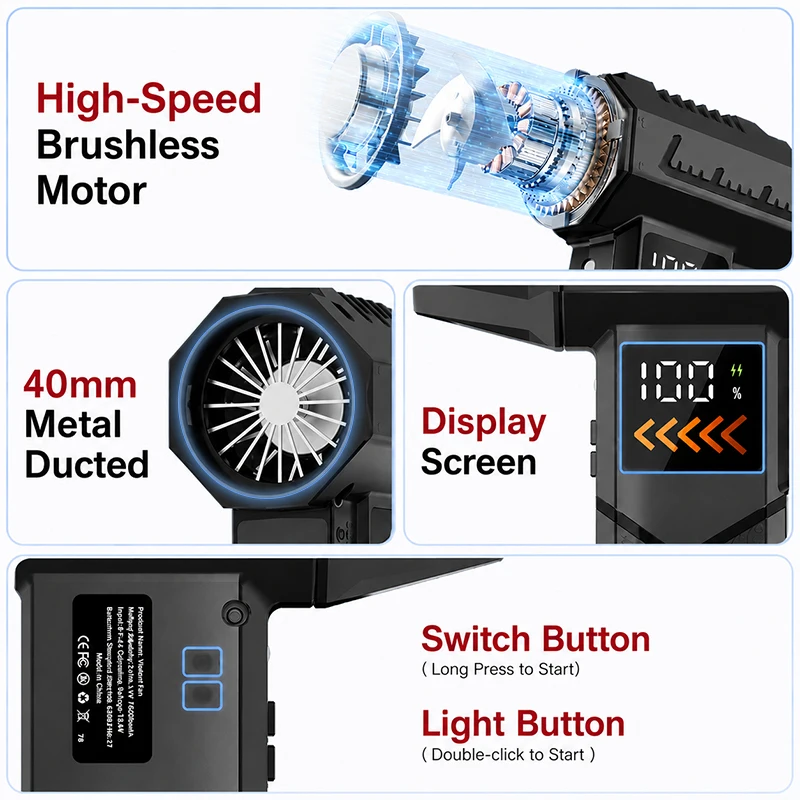 Super Powerful 2800000RPM Elec - Dryer Car Blower のレビューと価格