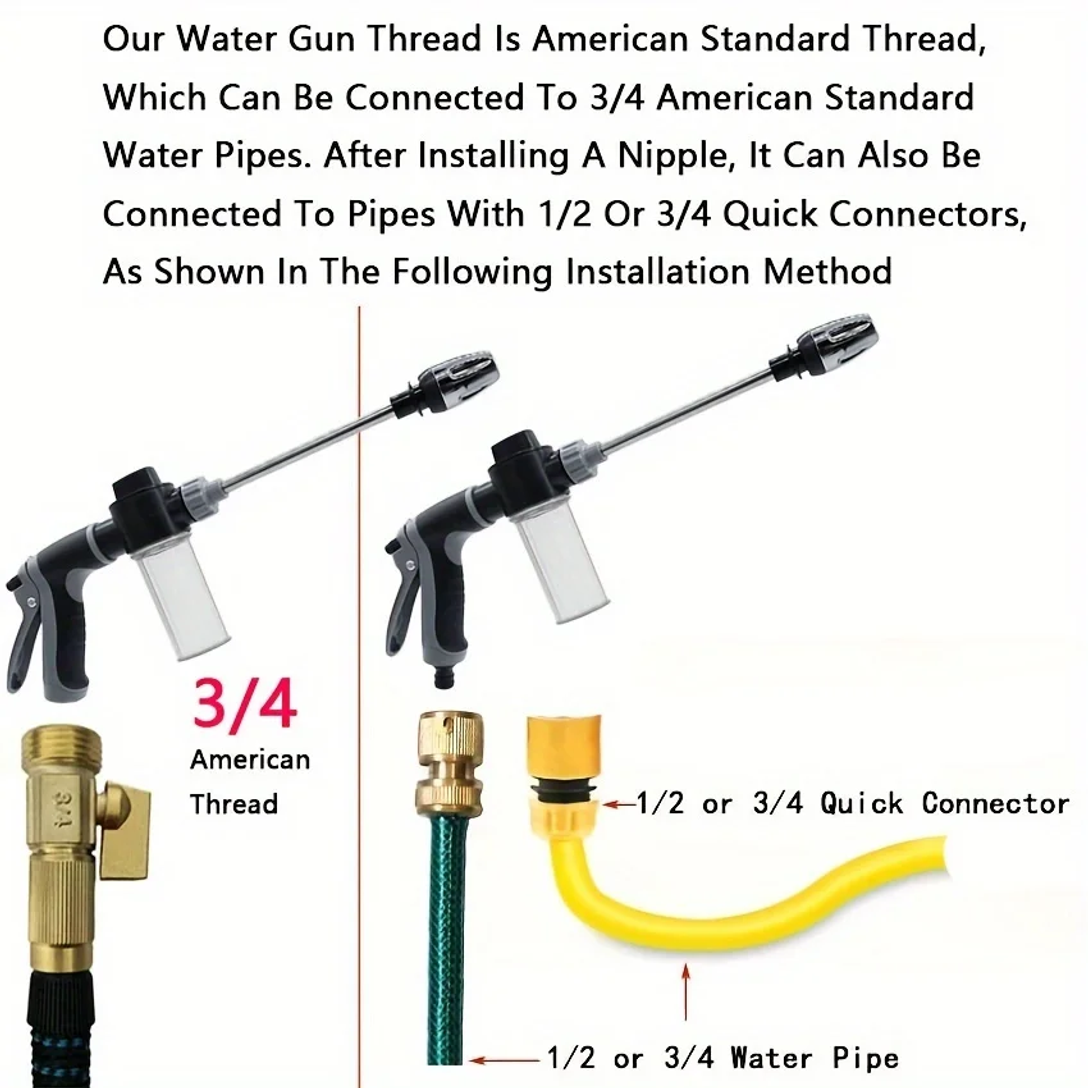 High-Pressure Car Washing Wate - Pressure Washer Foam Gun のレビューと価格