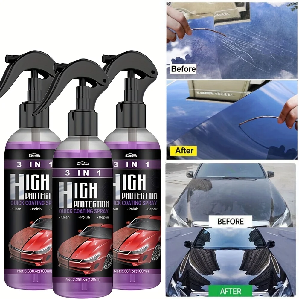 3 in 1 Car Ceramic Liquid Coat - Car Wax Ceramic Coating のレビューと価格