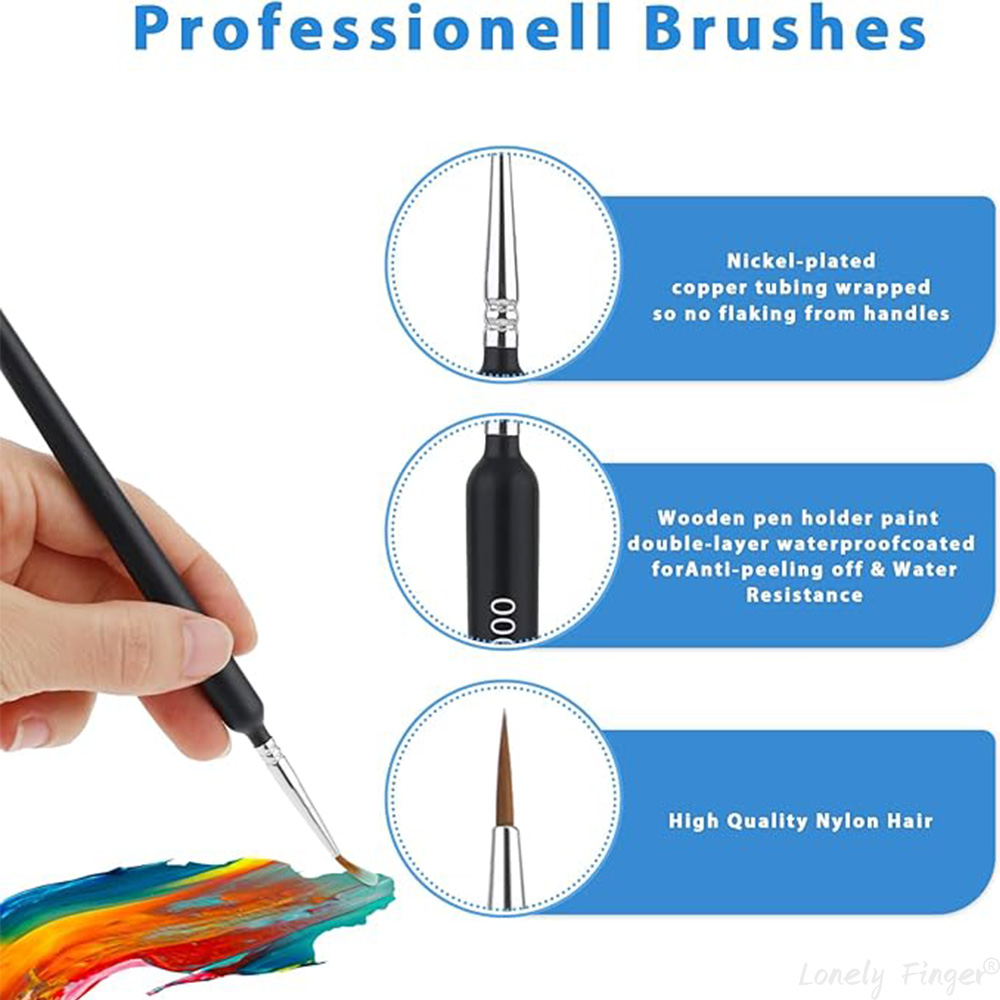 5/11Pcs Paint Brushes Set, Art - Detailing Brush Set のレビューと価格