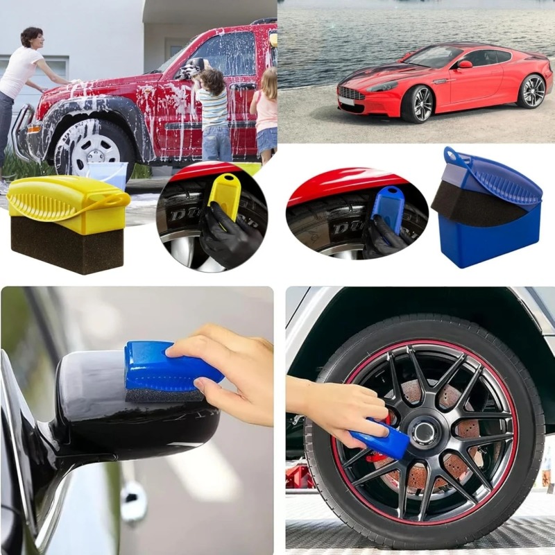 Car Wheel Hub Brush Lidded Pol - Wax Applicator Pad のレビューと価格