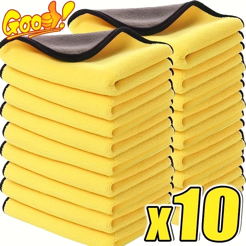 3/5/10Pcs Car Wash Microfiber  - Microfiber Towel Detailing のレビューと価格