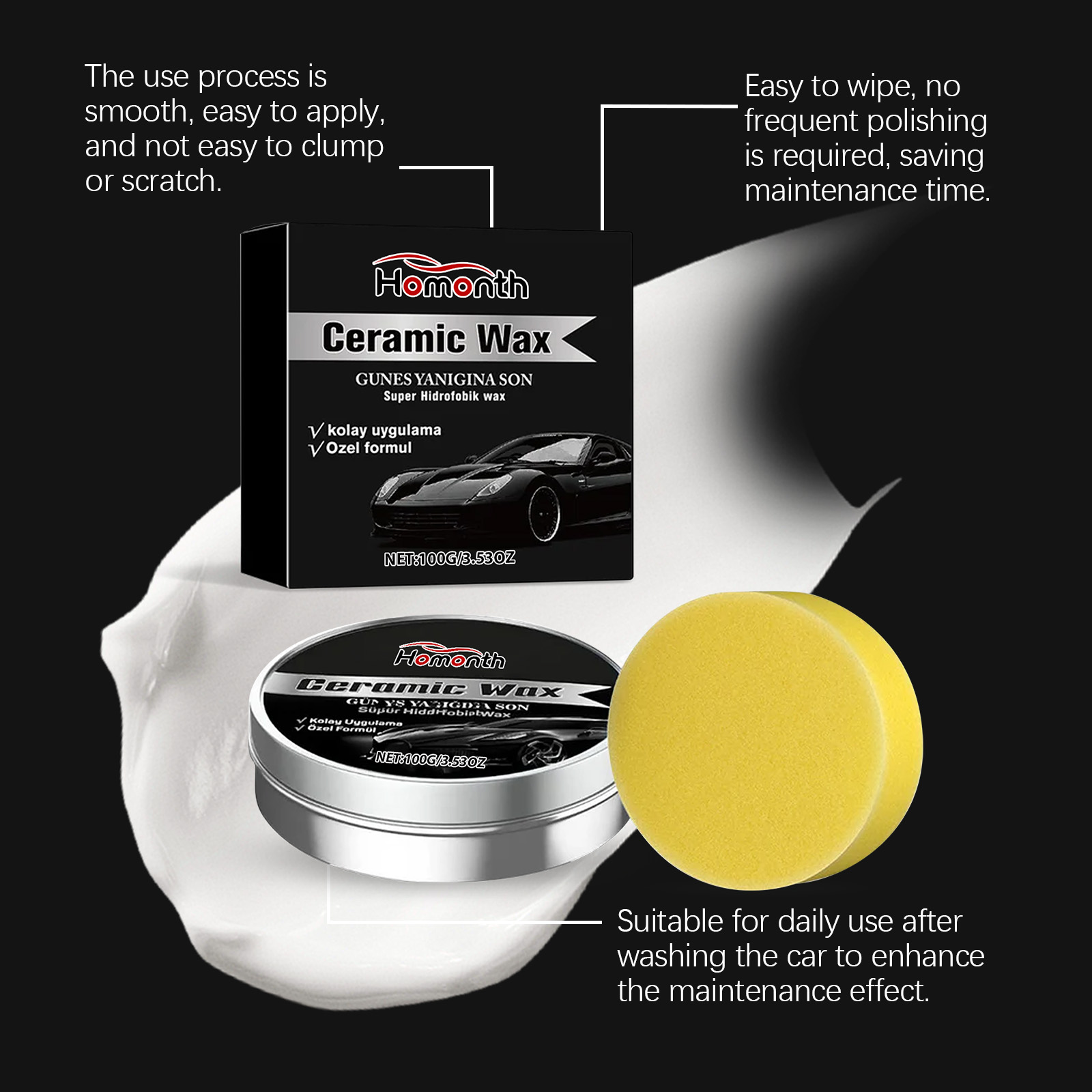 Car Coating Polishing Care Wax - Car Wax Ceramic Coating のレビューと価格