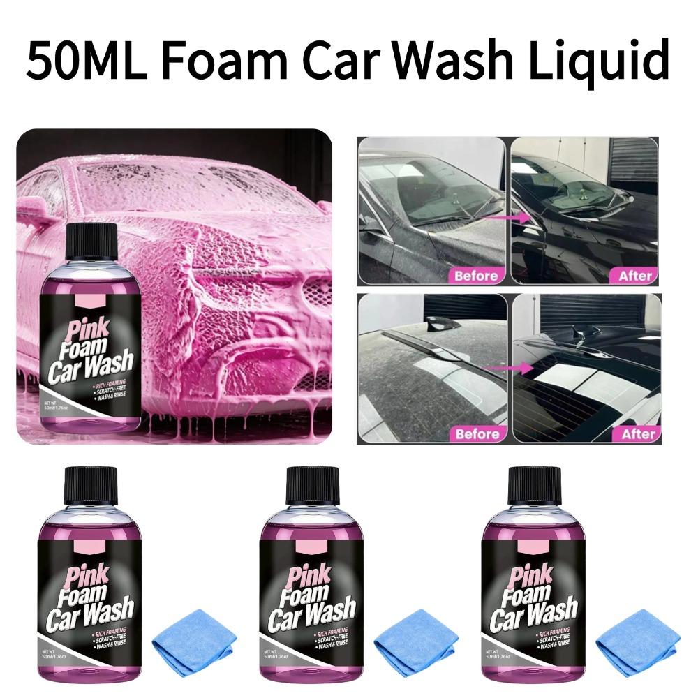 50ml Foam Car Wash Liquid Rich - Microfiber Towel Detailing のレビューと価格