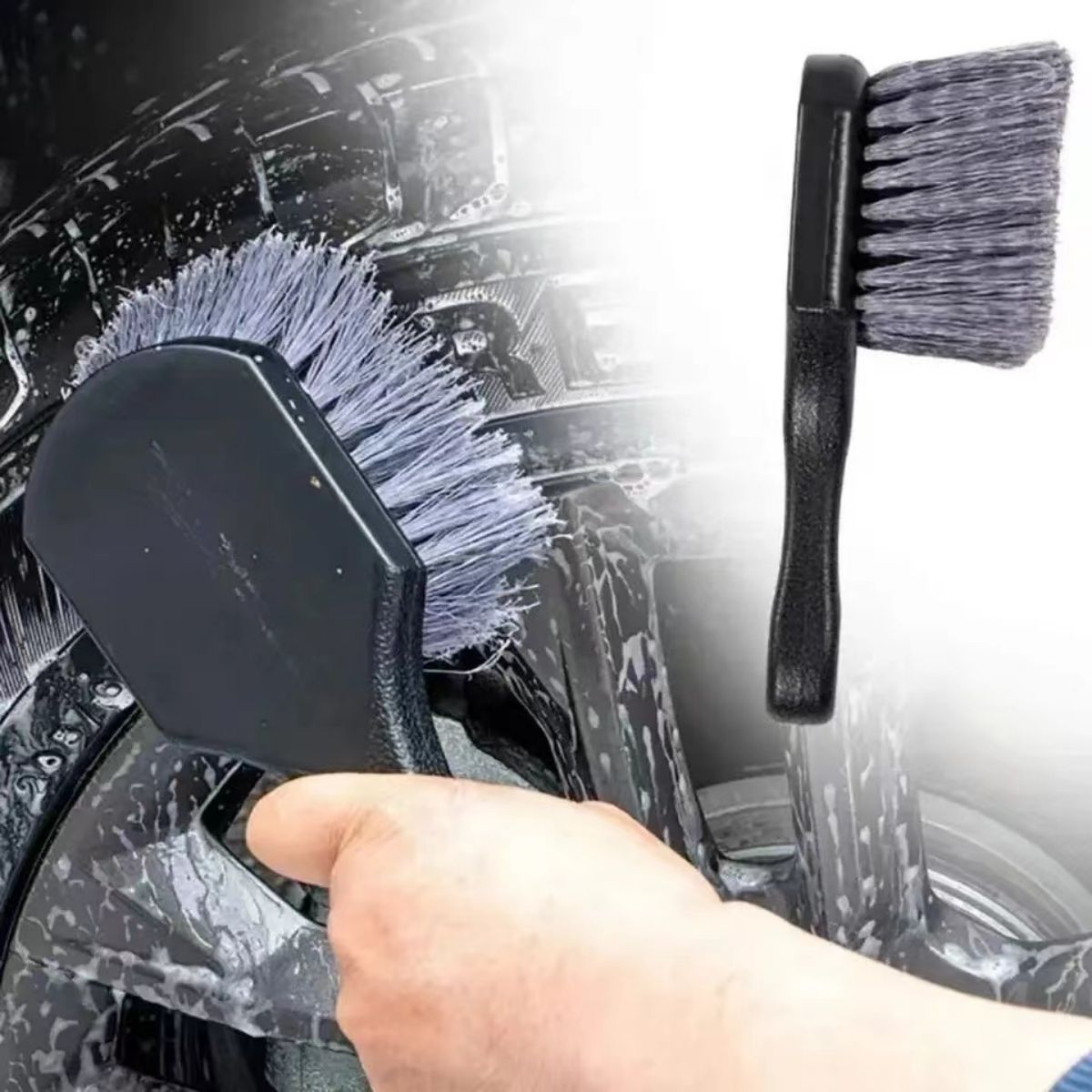 Car Wheel Cleaning Brush Detai - Car Cleaning Brush のレビューと価格