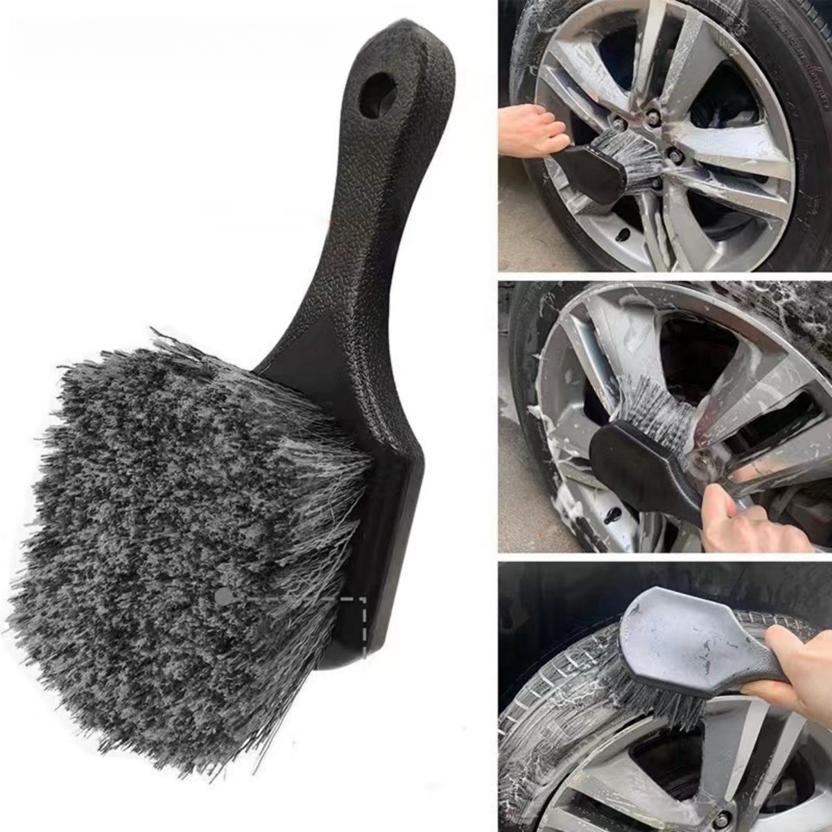 Car Wheel Cleaning Brush Detai - Car Cleaning Brush のレビューと価格
