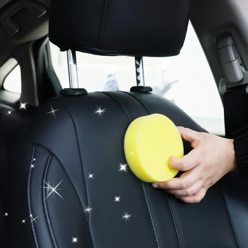 Car Yellow Sponge Waxing Polis - Wax Applicator Pad のレビューと価格