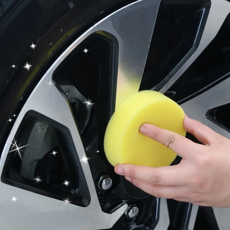 Car Yellow Sponge Waxing Polis - Wax Applicator Pad のレビューと価格