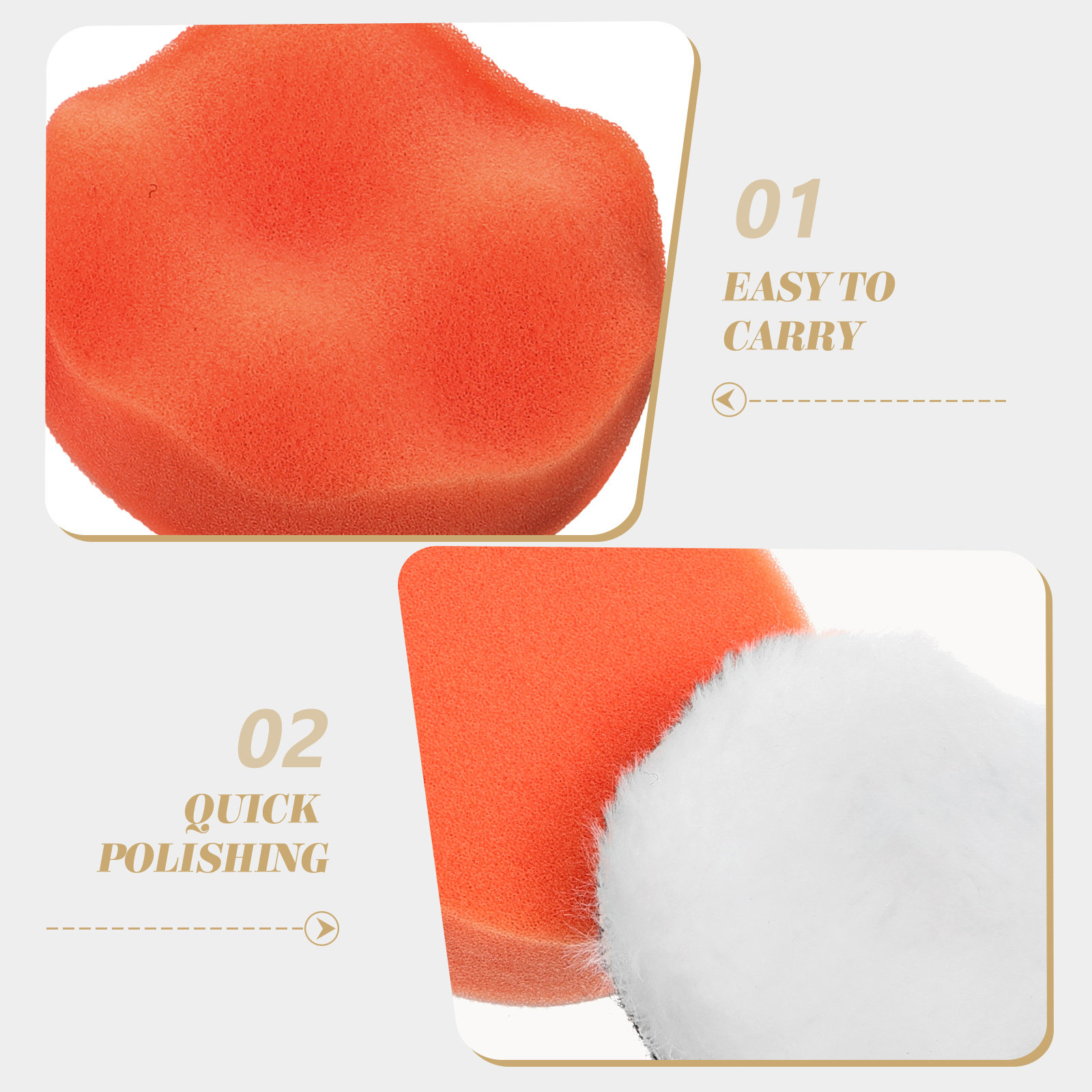 3Pcs Wheel Polishing Pad Set B - Polish Pad Set Buffer のレビューと価格